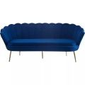 mutoni casual, Muschelsofa Zebstox dunkelblau 180