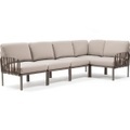 Nardi - 5-Sitzer Sofa Komodo Dunkles Beige - Beige (135,5 x 294 x 78/154 cm)