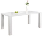 mutoni casual, Esstisch 140x90x76cm weiss
