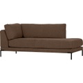 mutoni living, Longchair Couple schokoladenbraun 100x200
