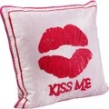 Kare Design, Kissen Kiss Me Rosa 40x40cm