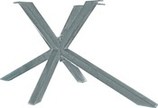 Tischgestell Boss-X antiksilber