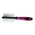 Vanity Doppel Kamm - pink/schwarz