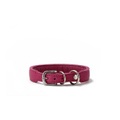 Maul Lederwaren Hundehalsband Mono Pop - Himbeere -