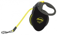 flexi, Hundeleine flexi GIANT M - 8 m - schwarz / neongelb