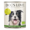 Dog's Love Nassfutter Menü 100% BIO Huhn mit Buchweizen, Sellerie und Basilikum