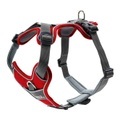 Hunter Geschirr Divo - rot/grau