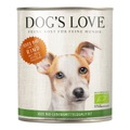 Dog's Love Nassfutter Menü 100% BIO Rind mit Reis, Apfel und Zucchini