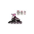 Combo Mädchen Inlineskates + Schoner Set