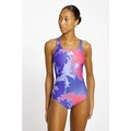 Tie-Dyed Graphic V-Back Damen Badeanzug