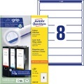 Avery Zweckform Ordneretiketten L6060-100 Weiss A4 19,2 x 3,4 cm 100 Blatt à 8 Etiketten