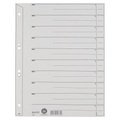 Leitz Trennblatt 16540085 DIN A4 200 g Karton grau