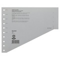 Leitz Trennblatt 16510085 DIN A4 gestaffelt 200 g Karton grau