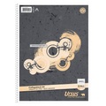 Ursus-Stil A4 Drahtgebunden Dunkelgrau Papierumschlag Notizbuch quadratisch 80 Blatt