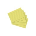 herlitz Karteikarten DIN A5 100 Karten Gelb 21 x 14,8 cm 100 Stück