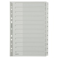 Leitz Register 4325 DIN A4 Weiß 12-teilig 11-fach Karton 1 bis 12