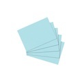 herlitz Karteikarten DIN A5 Blanko 100 Karten Blau 21 x 14,8 cm 100 Stück