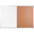 Office Depot, Office Depot Kombitafel - Pinnwand und Whiteboard 120 x 90 cm mit Aluminiumrahmen
