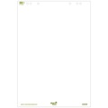 Ursus GREEN Flipchart-Papier Recycelt 68 x 99cm 20 Blatt 80 g/m² Blank Weiß 5 Stück à 20 Blatt