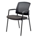 Realspace Stapelstuhl Sutton Netzstoff, Stoff Schwarz