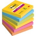 Post-it Haftnotiz 6546SR 76 mm x 76 mm Neongrün, Ultrablau, Ultragelb, Ultrapink, Neonorange 540 Blatt