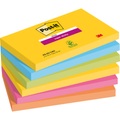 Post-it Haftnotiz 6556SR 127 mm x 76 mm Neongrün, Neonorange, Ultrablau, Ultragelb, Ultrapink 540 Blatt