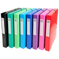 Exacompta Dokumentenmappe 59929E Farbig sortiert Pressspankarton 24 x 4 x 32 cm 8 Stück