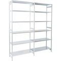 ARNO SPACE Anbauregal Epsilon 6 Grau 1.000 x 600 x 2.250 mm