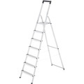 Hailo Stufenleiter L40 Easyclix Silber 7 Stufen 54 x 230 cm