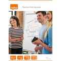 Nobo Wandmontierbares Kariertes Flipchart-Papier Perforiert A1 60gsm 40 Blatt