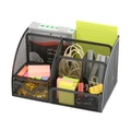 Office Depot Schreibtisch-Organizer Metallnetz Schwarz 22,2 x 14 x 12,8 cm