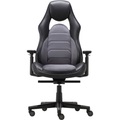 Realspace, Realspace Synchro Tilt Chefsessel Verstellbare Armlehnen Hades Gebundenes Leder Schwarz