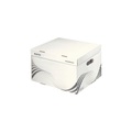 Leitz, Leitz easyboxx Aufbewahrungsbox mit Klappdeckel Weiss Karton 43,3 x 36,4 x 26,3 cm 15 Stück