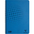 Clairefontaine Clean'Safe A4 Drahtgebunden Blau Pressboard Cover Notizbuch Kariert 60 Blatt