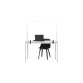 Bi-Office Mobile Schutzscheibe für Tisch und Theke Gehärtetes Glas 1.200 x 900 mm