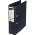 Bene No.1 Power Ordner A4 80 mm Schwarz Pappkarton Hochformat Kohlenstoffneutral, Recyclingkarton 100%