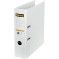 Bene No.1 Power Ordner A4 80 mm Weiss Pappkarton Hochformat Kohlenstoffneutral, Recyclingkarton 100%