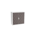 PAPERFLOW easyOffice 1M Rollladenschrank 1040x1100x415mm PERSO ART DECO - DUNKELHEIT