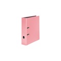 Falken PastellColour Ordner 80 mm Glänzend Karton 2 Ringe DIN A4 Rosa
