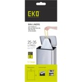 Eko Müllsäcke Typ E 25 - 35 L Weiss 6 Rollen à 12 Stück