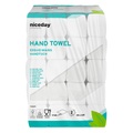 Niceday Professional, Niceday Professionelle Papiertücher Bright White 2-lagig V-Falz Weiß 4000 Stück