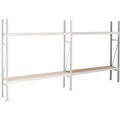 MANORGA Anbauregal mit 2 Ebenen Epsivol One Vormontiert 1.800 x 800 x 2.000 mm