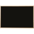 Bi-Office Kreidetafel Kiefer schwarz 900 x 600 mm