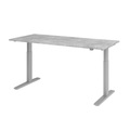 Hammerbacher Sitz-Stehschreibtisch Elect 1800 mm x 800 mm Beton VXMKA19/M/S