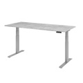 Hammerbacher Sitz-Stehschreibtisch Elect 1800 mm x 800 mm Beton VXDKB19/M/S