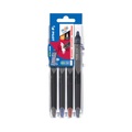 Pilot, Pilot Pen Frixion Punkt Clicker Farbig sortiert 5 Set2Go 4 Stück