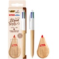 BIC 4 Colours Kugelschreiber-Set mit Tipp-Ex-Maus