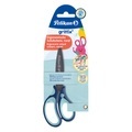 Pelikan 803502 - griffix Schulschere, Blau, Rechtshändermodell, Rund 14cm