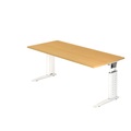 Hammerbacher Schreibtisch US19 180X180CM Buche Weiß