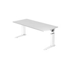 Hammerbacher Schreibtisch US19 180X180CM Weiß Weiß